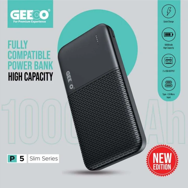 Geeoo 10,000 mah PowerBank